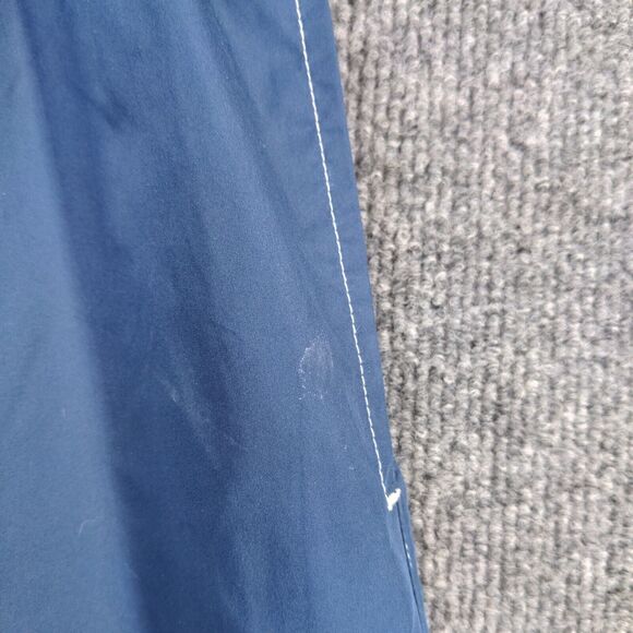 Travel Smith Men's Track Pants Blue Large Drawstring Waist Ankle Zip Mesh Lined - Picture 8 of 12